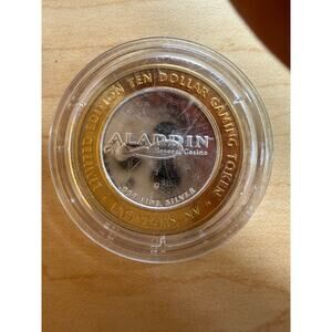 Aladdin $10 Silver Token .999 Magic Carpet In Case
